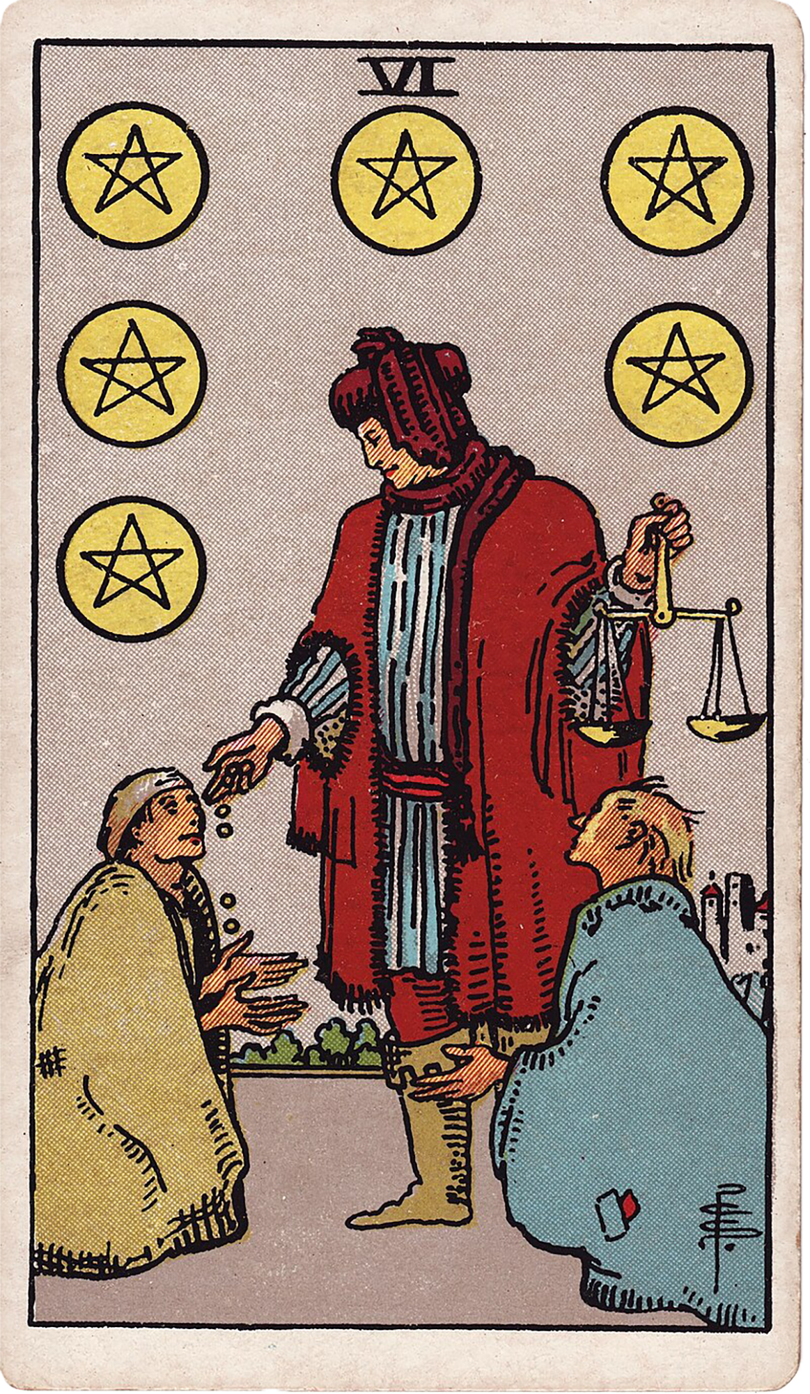 6 of Pentacles Tarot card